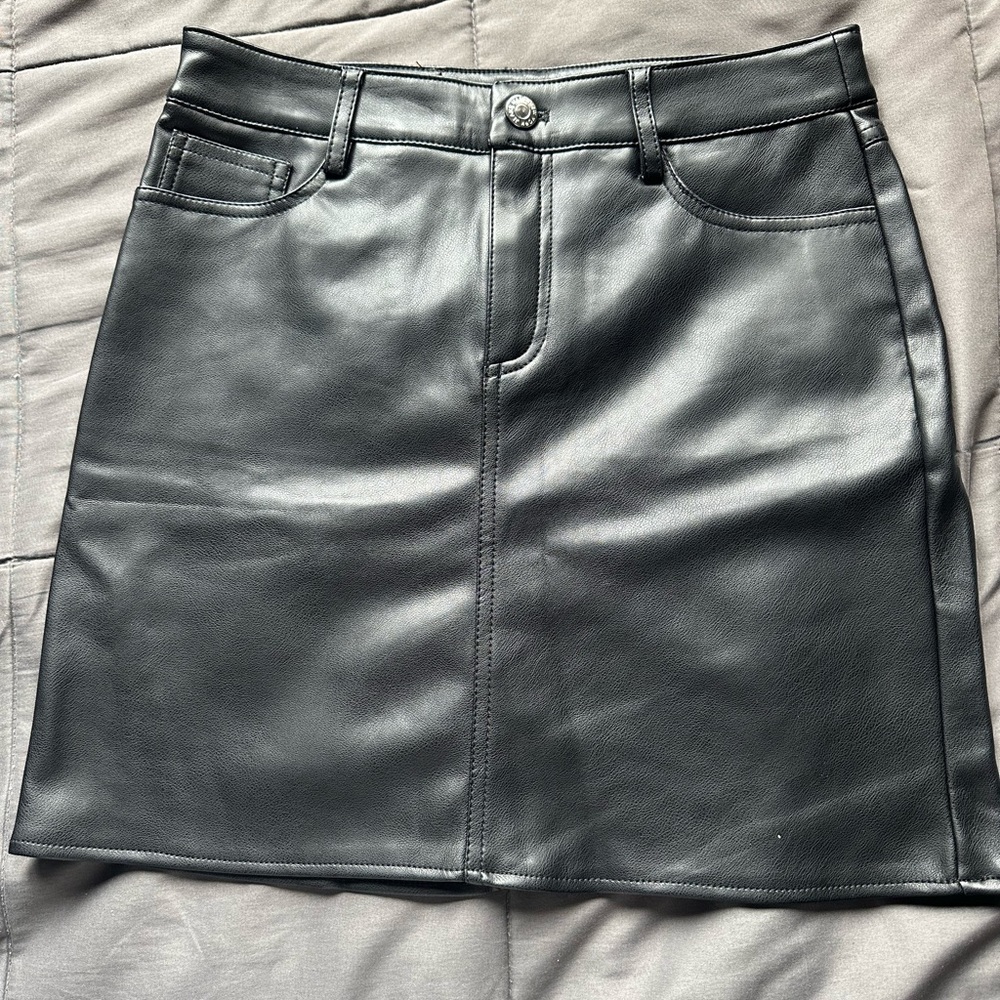 Marc new York leather skirt